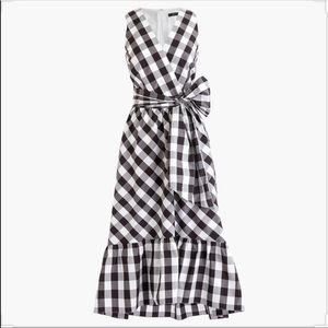 J.Crew Gingham Maxi Dress